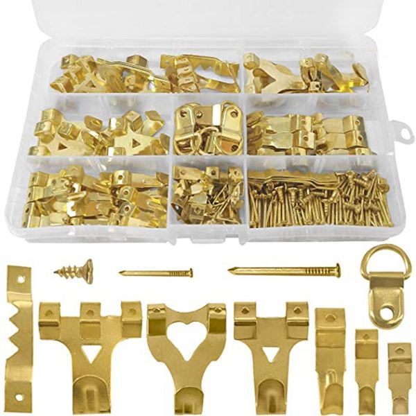 new 230 pcs picture hooks for hard walls picture hanging hooks hangers hanging kit, sawtooth
new 230 pcs picture hooks for hard walls picture hanging hooks hangers hanging kit, sawtooth