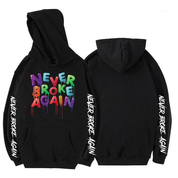 pullover sweatshirt male loose colorful letter hoodies never broke again hoodies mens womens skateboard long sleeve, Black
pullover sweatshirt male loose colorful letter hoodies never broke again hoodies mens womens skateboard long sleeve, Black