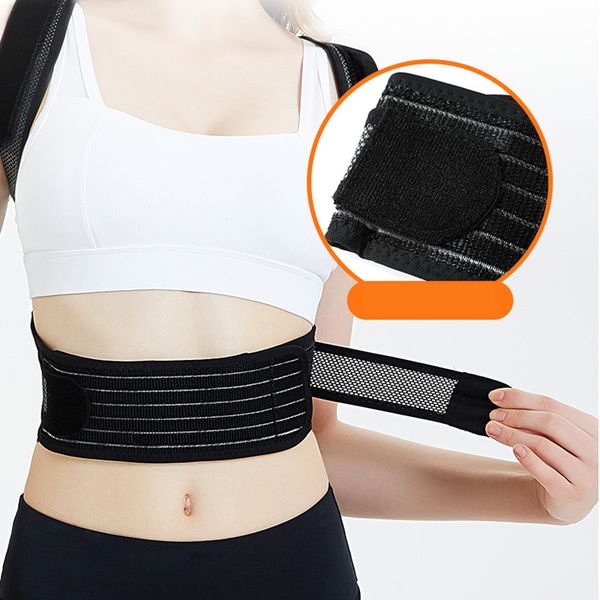 back support for men women s-xxl adjustable magnetic posture corrector corset brace belt lumbar straight, Black;blue
back support for men women s-xxl adjustable magnetic posture corrector corset brace belt lumbar straight, Black;blue