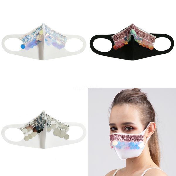 fashion sequins bling face mask print mouth face masks washable andbreathable face cover#431, Black
fashion sequins bling face mask print mouth face masks washable andbreathable face cover#431, Black