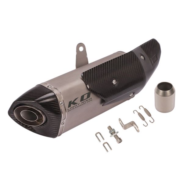 51mm universal motorcycle titanium exhaust tips escape pipe muffler tube heat shield cover carbon fiber
51mm universal motorcycle titanium exhaust tips escape pipe muffler tube heat shield cover carbon fiber