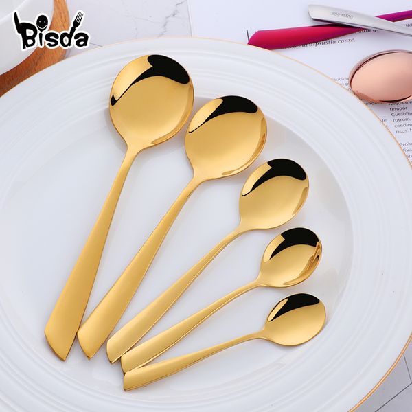 spoons 5pcs dessert coffee soup honey spoon stainless steel scoop gold mixing dinnerware set rainbow multiple sizes
spoons 5pcs dessert coffee soup honey spoon stainless steel scoop gold mixing dinnerware set rainbow multiple sizes