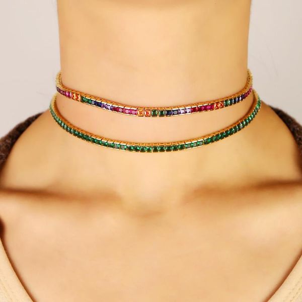 party gift baguette rainbow green cubic zirconia charm women jewelry bezel setting tiny square tennis cz 30+10cm choker necklace, Silver
party gift baguette rainbow green cubic zirconia charm women jewelry bezel setting tiny square tennis cz 30+10cm choker necklace, Silver