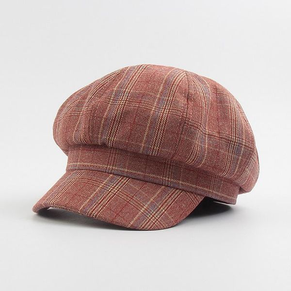 octagon hat female retro british lattice painter hat wild japanese octagonal cap beret classic newsboy, Blue;gray
octagon hat female retro british lattice painter hat wild japanese octagonal cap beret classic newsboy, Blue;gray