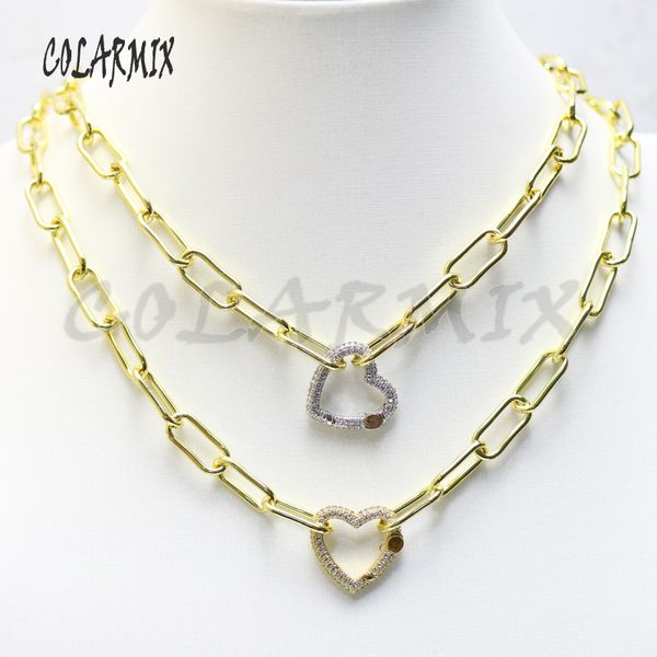 3pcs heart necklace golden link chain zircon jewelry mix colors heart pendants mix colors fashion jewelry for women 50967, Silver
3pcs heart necklace golden link chain zircon jewelry mix colors heart pendants mix colors fashion jewelry for women 50967, Silver