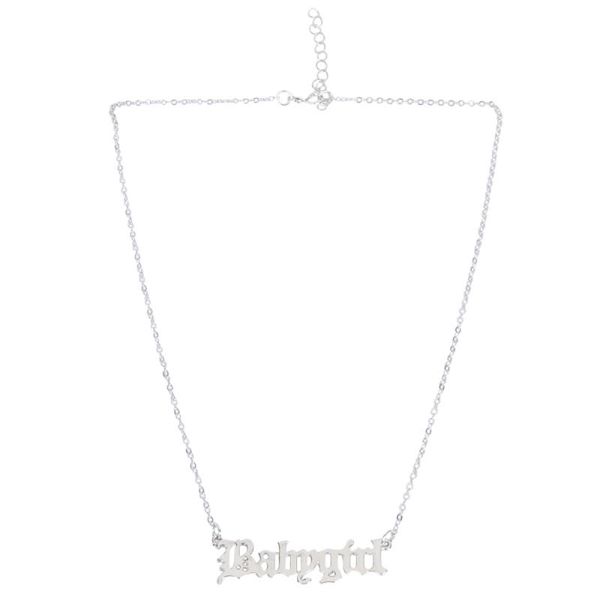 creative babygirl letter design necklace fashion collar exquisite torque jewelry gift for woman (nz1010baik), Silver
creative babygirl letter design necklace fashion collar exquisite torque jewelry gift for woman (nz1010baik), Silver