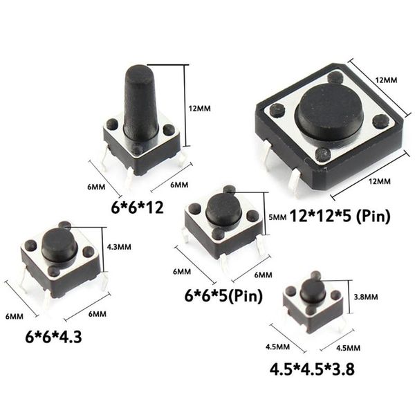 250pcs 25 sizes assorted micro push button tact switch reset mini leaf switch smd dip 2*4 3*6 4*4 6*6 car
250pcs 25 sizes assorted micro push button tact switch reset mini leaf switch smd dip 2*4 3*6 4*4 6*6 car