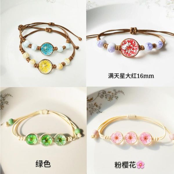 new pink blue red everlasting flower bracelet cute handmade jewelry for women girls birthday gift crystal glass ball charm, Golden;silver
new pink blue red everlasting flower bracelet cute handmade jewelry for women girls birthday gift crystal glass ball charm, Golden;silver