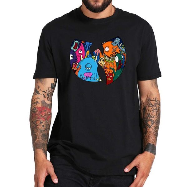Wu Tang Clan T shirt funny cartoon tshirt hip hop band mens short sleeve tops 2020 hot selling cotton tees Black
Wu Tang Clan T shirt funny cartoon tshirt hip hop band mens short sleeve tops 2020 hot selling cotton tees Black