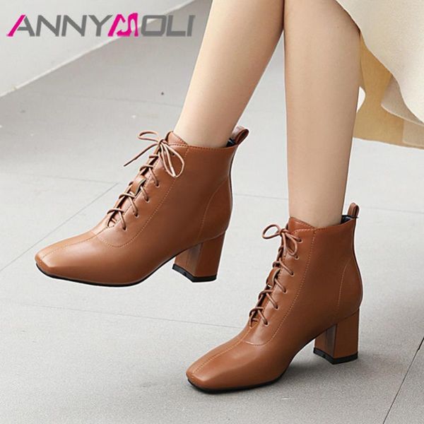 boots annymoli high heel ankle woman square toe short lace up thick female shoes autumn winter beige size 33-46, Black
boots annymoli high heel ankle woman square toe short lace up thick female shoes autumn winter beige size 33-46, Black