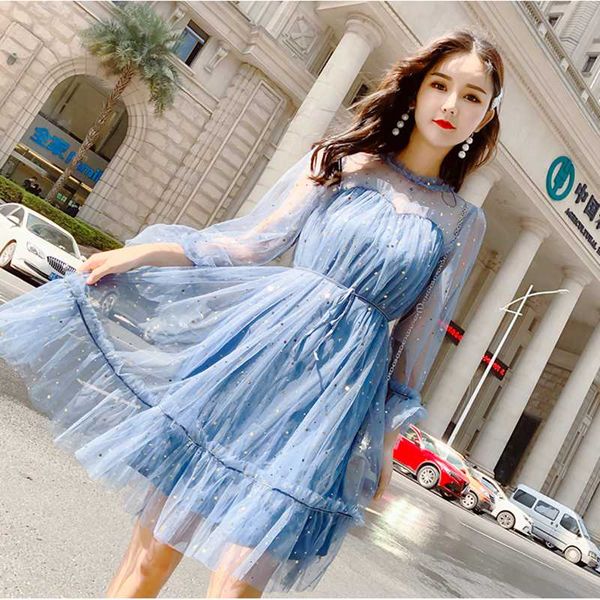 casual dresses paris girl spring summer women star sequins gauze flare sleeve high waistline princess dress female elegant o-neck meshdress, Black;gray
casual dresses paris girl spring summer women star sequins gauze flare sleeve high waistline princess dress female elegant o-neck meshdress, Black;gray