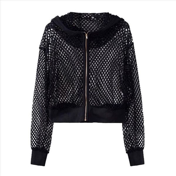 hollow mesh short coat women hoodies sweatshirt long sleeve sport casual hooded coat feamle sweatshirt outwear black
hollow mesh short coat women hoodies sweatshirt long sleeve sport casual hooded coat feamle sweatshirt outwear black