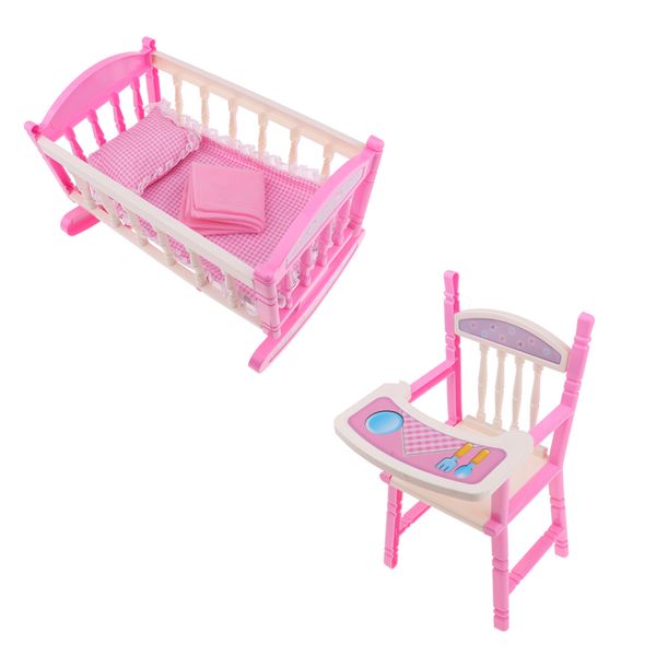 reborn doll bed crib and high chair, cradle mattress bedding set, dolls collection for dollhouse infant room decoration / kids pretend play
reborn doll bed crib and high chair, cradle mattress bedding set, dolls collection for dollhouse infant room decoration / kids pretend play