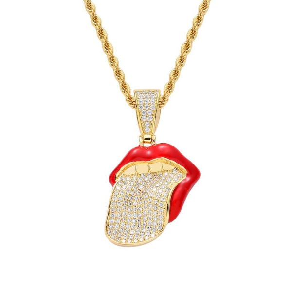 mathalla enamel red lips iced out cubic zirconia big tongue pendant necklace men gold hip hop jewelry for night club, Silver
mathalla enamel red lips iced out cubic zirconia big tongue pendant necklace men gold hip hop jewelry for night club, Silver