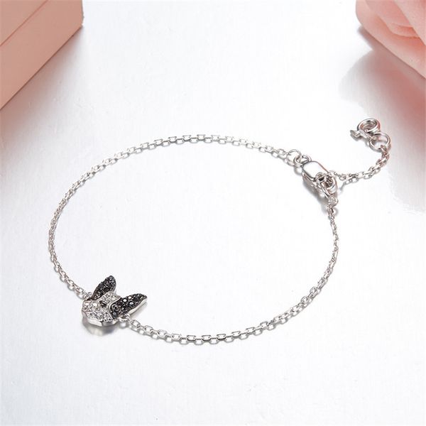 2020 summer fashion women s925 hand chain bracelet with adorable puppy charm bracelet femme joyas de plata esterlina para mujer, Golden;silver
2020 summer fashion women s925 hand chain bracelet with adorable puppy charm bracelet femme joyas de plata esterlina para mujer, Golden;silver