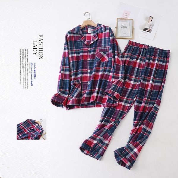 autumn and winter mens cotton grinding plush cloth pajamas color woven plaid long-sleeved men sleepwear home wear two piece set, Black;brown
autumn and winter mens cotton grinding plush cloth pajamas color woven plaid long-sleeved men sleepwear home wear two piece set, Black;brown