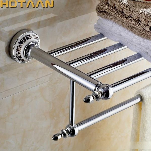 stainless steel wall mounted chrome plated bath towel rack active bathroom towel holder double towel shelf bathroom accessories t200506
stainless steel wall mounted chrome plated bath towel rack active bathroom towel holder double towel shelf bathroom accessories t200506