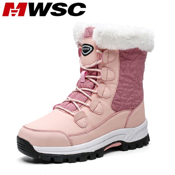mwsc brand women mid-calf snow boots outdoor waterproof boots for women short plush warm snow shoes anti-slip shoes female, Black
mwsc brand women mid-calf snow boots outdoor waterproof boots for women short plush warm snow shoes anti-slip shoes female, Black