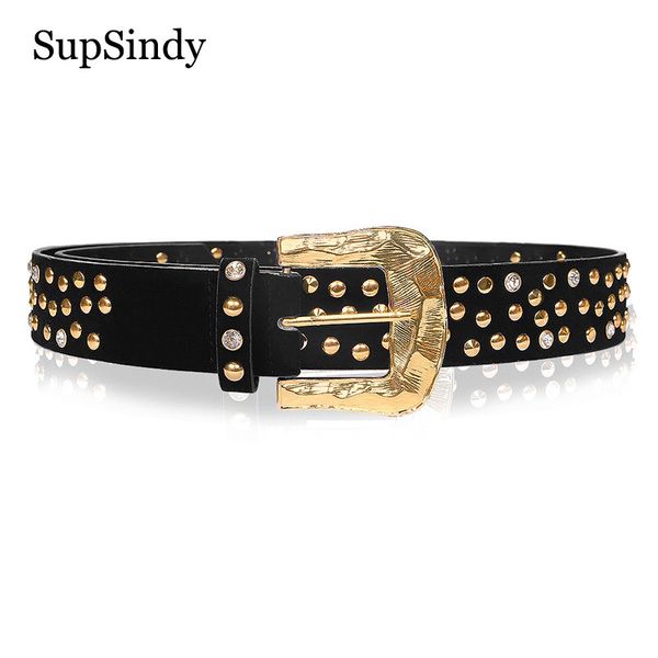 supsindy мода женщины кожаный ремень металл пряжкой панк rhinestone заклепок широкие ремни для женщин джинсы поясных женский черный, Black;brown
supsindy мода женщины кожаный ремень металл пряжкой панк rhinestone заклепок широкие ремни для женщин джинсы поясных женский черный, Black;brown
