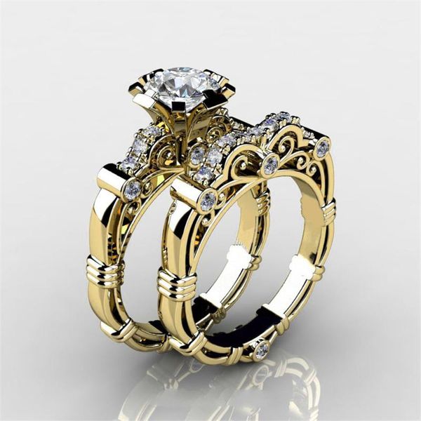 cluster rings fashionable and elegant gothic eight hearts arrows zircon ring set vintage promise engagement for women, Golden;silver
cluster rings fashionable and elegant gothic eight hearts arrows zircon ring set vintage promise engagement for women, Golden;silver