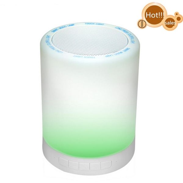 colorful touch led light lamp with bluetooth speaker hands-call wireless tfcard music player smart speakers subwoofers 5/lot
colorful touch led light lamp with bluetooth speaker hands-call wireless tfcard music player smart speakers subwoofers 5/lot