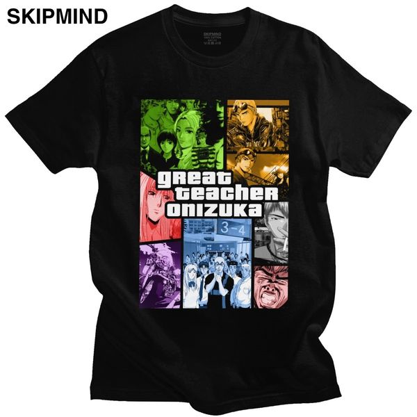 great teacher onizuka tshirt men pure cotton japanese manga eikichi t-shirt anime gto t shirt short sleeve fashion tee gift
great teacher onizuka tshirt men pure cotton japanese manga eikichi t-shirt anime gto t shirt short sleeve fashion tee gift