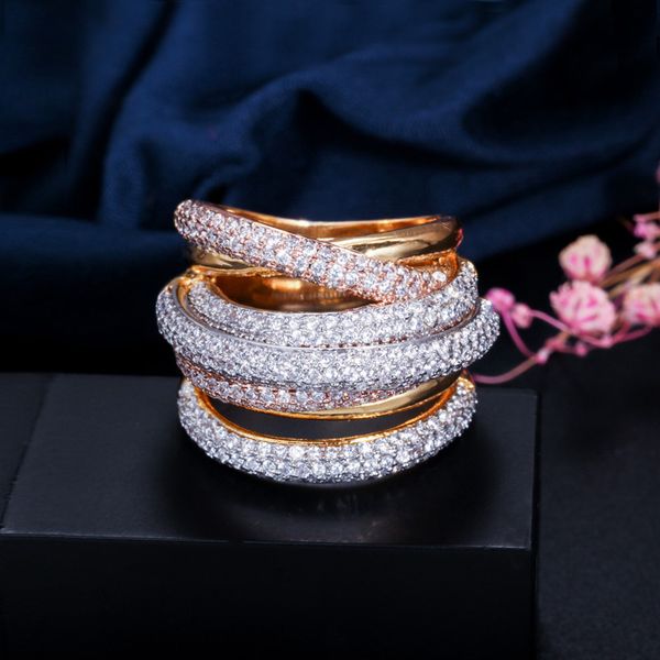 luala роскошная 3 тоны золота геометрия cubic zironium большой свадебный обручальное bridal палец кольцо ювелирные изделия addiction r059, Slivery;golden
luala роскошная 3 тоны золота геометрия cubic zironium большой свадебный обручальное bridal палец кольцо ювелирные изделия addiction r059, Slivery;golden