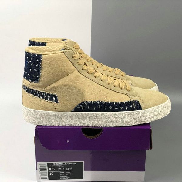 new sb blazer mid premium sashiko sesame mens running shoes skateboard trainers sport sneakers khaki denim dark blue casual des chaussures
new sb blazer mid premium sashiko sesame mens running shoes skateboard trainers sport sneakers khaki denim dark blue casual des chaussures