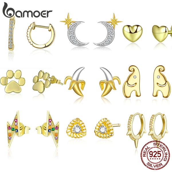 bamoer real gold color silver stud earrings for women sterling silver 925 jewelry knot ear pins female earing 2020, Golden;silver
bamoer real gold color silver stud earrings for women sterling silver 925 jewelry knot ear pins female earing 2020, Golden;silver