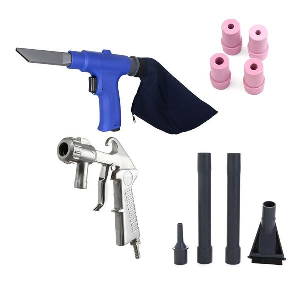 2 in 1 portable air vacuum blower suction gun sand blaster set pneumatic cleaner sand-blasting with accessorries tool / sliver
2 in 1 portable air vacuum blower suction gun sand blaster set pneumatic cleaner sand-blasting with accessorries tool / sliver