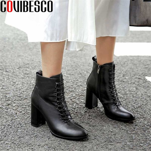 covibesco fashion women autumn winter ankle boots genuine leather narrow band shoes woman high heels casual boots 2020 new, Black
covibesco fashion women autumn winter ankle boots genuine leather narrow band shoes woman high heels casual boots 2020 new, Black