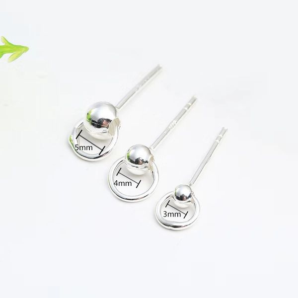 925/990 sterling silver hanging circle hole ball stud earrings for women small round ball /beads stud earings fashion jewelry, Golden;silver
925/990 sterling silver hanging circle hole ball stud earrings for women small round ball /beads stud earings fashion jewelry, Golden;silver