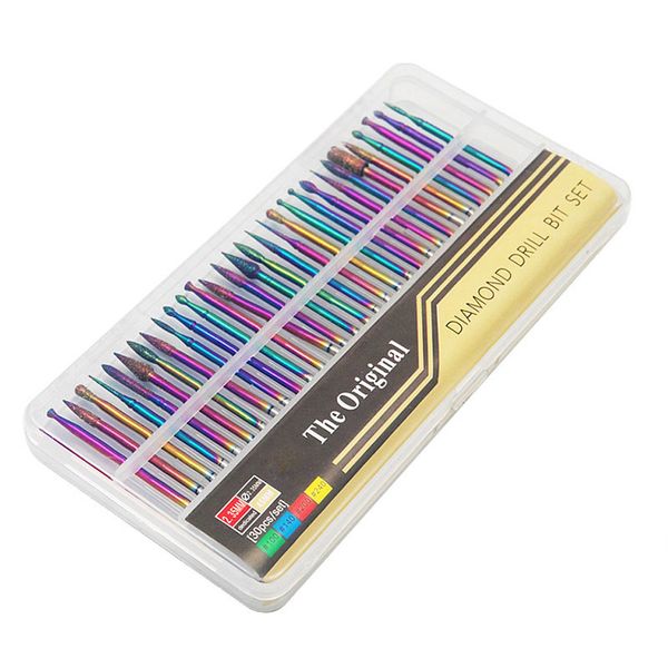 nail art equipment chnrmjl 30pcs/set rainbow rotary drill bit kit stainless drills milling cutter diamond nails manicure tool, Silver
nail art equipment chnrmjl 30pcs/set rainbow rotary drill bit kit stainless drills milling cutter diamond nails manicure tool, Silver