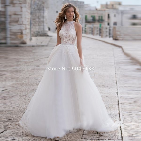halter a line soft tulle wedding dresses 2021 inside lace appliques beaded sash sleeveless floor length turkey bridal gown, Blue;red
halter a line soft tulle wedding dresses 2021 inside lace appliques beaded sash sleeveless floor length turkey bridal gown, Blue;red