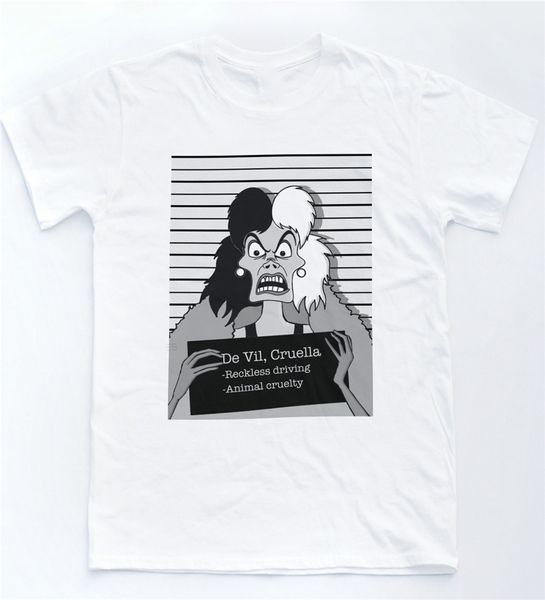 cruella mugshot смешные t-shirt далматин собака уголовная tee мультфильм villain пользовательские печатных tee shirt
cruella mugshot смешные t-shirt далматин собака уголовная tee мультфильм villain пользовательские печатных tee shirt