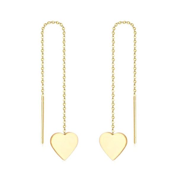 dangle & chandelier luxukisskids heart drop earings 2021 korean style stainless steel long earrings fashion jewelry for women gift brincos, Silver
dangle & chandelier luxukisskids heart drop earings 2021 korean style stainless steel long earrings fashion jewelry for women gift brincos, Silver