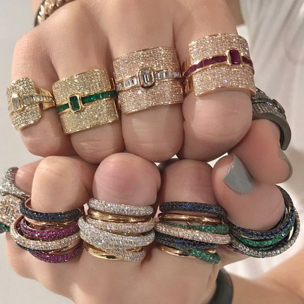 zlxgirl jewelry mixed selling wedding earring and ring jewelry sets zirconia copper finger rings women gift, Silver
zlxgirl jewelry mixed selling wedding earring and ring jewelry sets zirconia copper finger rings women gift, Silver