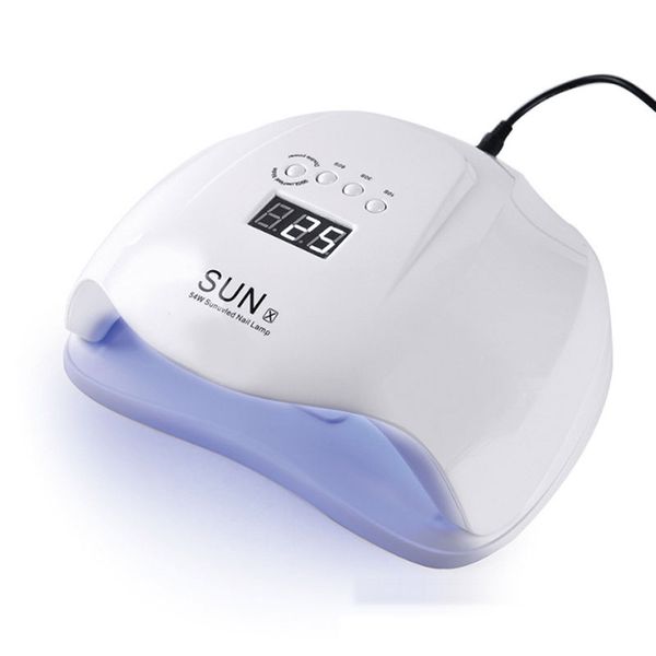 nail dryers 54w uv/led lamp with 36 pcs leds for curing uv gel polish dryer auto sensing lcd display manicure tools
nail dryers 54w uv/led lamp with 36 pcs leds for curing uv gel polish dryer auto sensing lcd display manicure tools