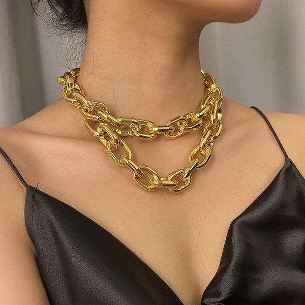 chokers shixin acrylic material punk thick link chain necklace for women layered chunky short choker colar necklaces on the neck jewelry, Golden;silver
chokers shixin acrylic material punk thick link chain necklace for women layered chunky short choker colar necklaces on the neck jewelry, Golden;silver