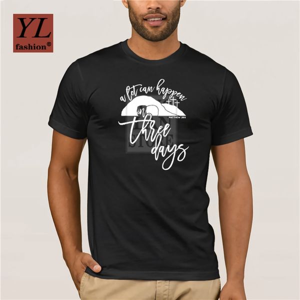 new trendy fashion printed men's t-shirt 100% cotton a lot can happen in three days christian easter shirt white t shirt
new trendy fashion printed men's t-shirt 100% cotton a lot can happen in three days christian easter shirt white t shirt