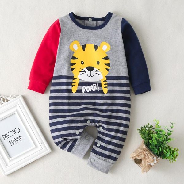 2020 newborn clothes infant toddler baby boys clothes stripes long sleeve tiger rompers cotton jumpsuit one piece casual outfit, Blue
2020 newborn clothes infant toddler baby boys clothes stripes long sleeve tiger rompers cotton jumpsuit one piece casual outfit, Blue