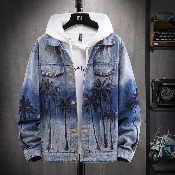 men's jackets denim jacket male spring autumn 2021 hipster teenager ripped holes embroidered thin function coat men clothing, Black;brown
men's jackets denim jacket male spring autumn 2021 hipster teenager ripped holes embroidered thin function coat men clothing, Black;brown