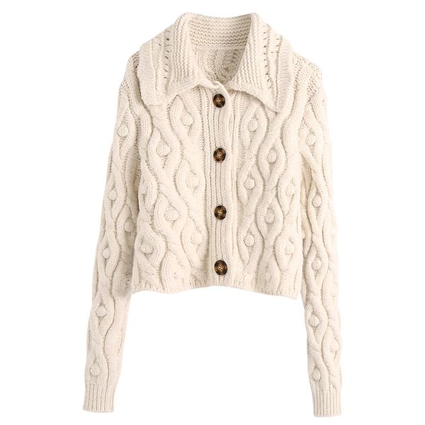 women's knits & tees elina autumn turn down collar sweaters women fashion spherical kintted sweater elegant short female ladies ir, White
women's knits & tees elina autumn turn down collar sweaters women fashion spherical kintted sweater elegant short female ladies ir, White