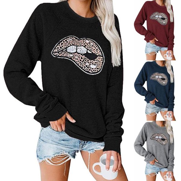 women's hoodies & sweatshirts nclagen women lip pattern printed round neck long sleeve pullover sweatshirt graphic hoodie korean haraju, Black
women's hoodies & sweatshirts nclagen women lip pattern printed round neck long sleeve pullover sweatshirt graphic hoodie korean haraju, Black