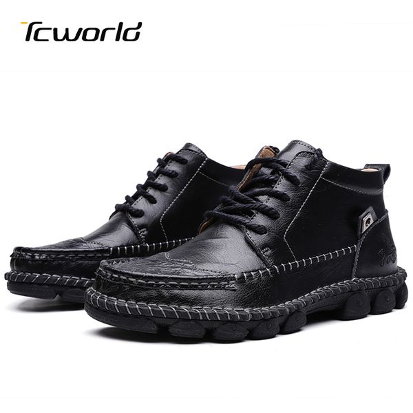 boots men's winter shoes genuine leather ankle classic black botas hombre casual fashion lace-up men
boots men's winter shoes genuine leather ankle classic black botas hombre casual fashion lace-up men