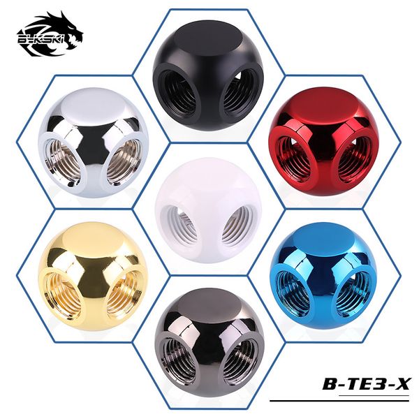 fans & coolings bykski 3 or 4-ways cubic adaptor g1/4 female multi-way fittings connector metal splitter 4 channel b-te3-x
fans & coolings bykski 3 or 4-ways cubic adaptor g1/4 female multi-way fittings connector metal splitter 4 channel b-te3-x
