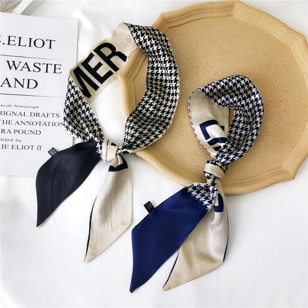 striped ribbon letter small scarf women's spring and autumn thin narrow long tie ladies office neck bag decoration hijab, Blue;gray
striped ribbon letter small scarf women's spring and autumn thin narrow long tie ladies office neck bag decoration hijab, Blue;gray