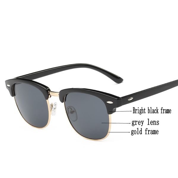 sunglasses fashion men women classic brand designer half metal femail mirror eyewear male sun glasses uv400, White;black
sunglasses fashion men women classic brand designer half metal femail mirror eyewear male sun glasses uv400, White;black