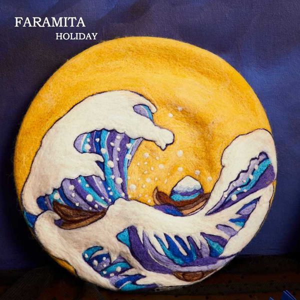 faramita holiday ukiyo-e ocean waves women kids famous paintings french berets handmade beret hats wool felt manual hat headwear, Blue;gray
faramita holiday ukiyo-e ocean waves women kids famous paintings french berets handmade beret hats wool felt manual hat headwear, Blue;gray