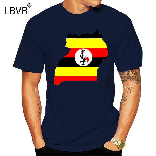 uganda new t-shirt map flag country gift present city holiday tee